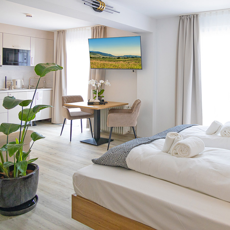 Superior Studio Appartement mit Balkon